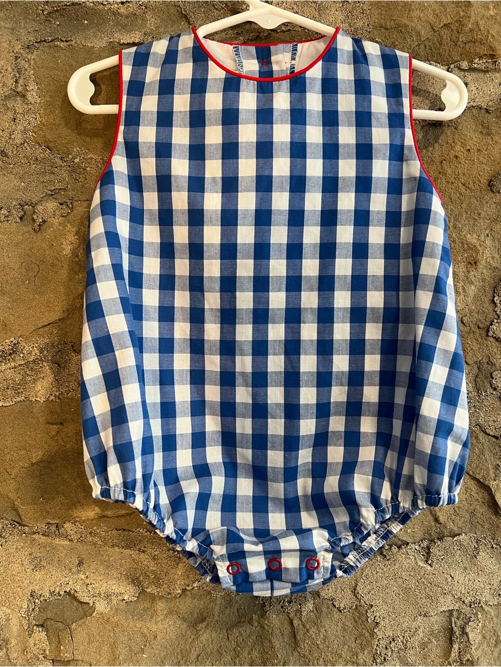 NWT Size 12-18 months TBBC Benjamin Bubble in Chatham Bars Check